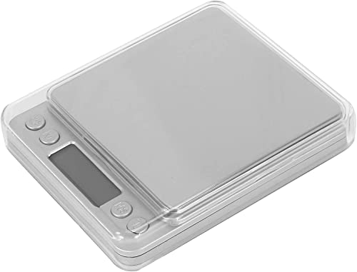 Báscula electrónica portátil 500g x 0.01g con estuche miniatura 6