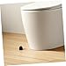 POPETPOP 8Pcs Toilet Bolt Caps Durable Decorative Covers for Toilet Floor Screws Easy Tool Installation Black Caps for Enhanced Bathroom Aesthetics