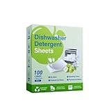 Pastillas lavavajillas con aroma a limón (100 cargas),abrillantador.(Green Apple)