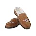 New England Patriots NFL Mens Exclusive Beige Moccasin - L