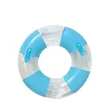 Aufblasbarer Schwimmring, Schwimmreifen groß, Schwimmreifen Schwimmring, Wasserspielzeug für Pool und Strand Party Spielzeug für Kinder und Erwachsene (blau-b)
