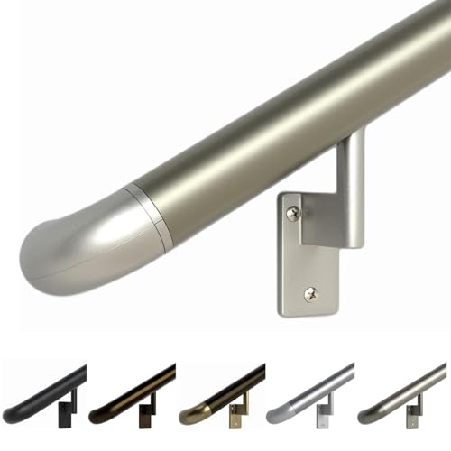 Promenaid Champagne 4ft ADA Handrail Kit - Complete Indoor/Outdoor Stair Handrail - 1.6