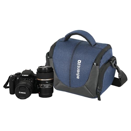 Image of Compact Captura Pro 0297 Camera Bag for DSLR & Mirrorless - Fits Nikon, Canon, Sony - Camera Bag for Travel - Shockproof Sling Case for Lens - Water-Resistant (Melange Blue)