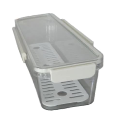 YWJLQH Contenedor para Pasta, Caja de Almacenamiento de Fideos, Transparente, Multifuncional, Resistente, Tarro para Espaguetis, para El Refrigerador, 31.5cmx8.5cmx8cm