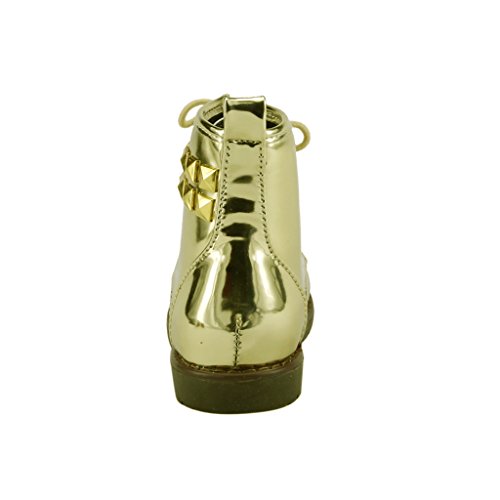 The Doll Maker Metallic Mirrow Effect Bootie3