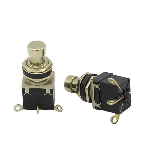ROUPWKWO Latching Type maintained SPDT Guitar Effects Stompbox Foot Pedal Switch True Bypass Guitar Switch