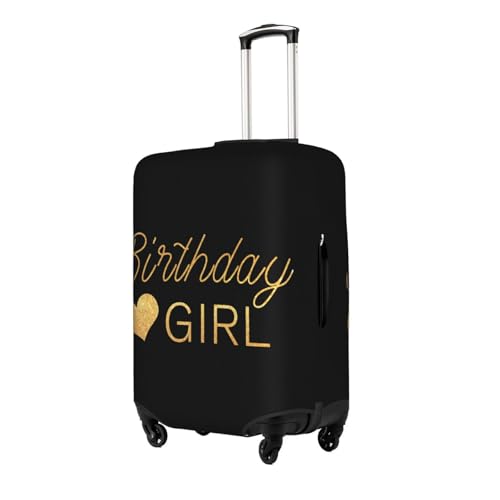 Travel Luggage Cover Happy Birthday Girl Fashion Washable Baggage Suitcase Protector Fit For Luggage X-Large2