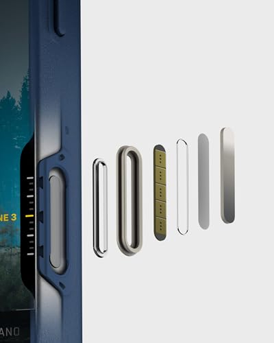 Image of Mous for iPhone Air Case, Compatible with MagSafe - Limitless - Protective Magnetic Cover for iPhone Air - Shockproof, Full Camera Protection, Anti-Scratch Back, Marine Blue