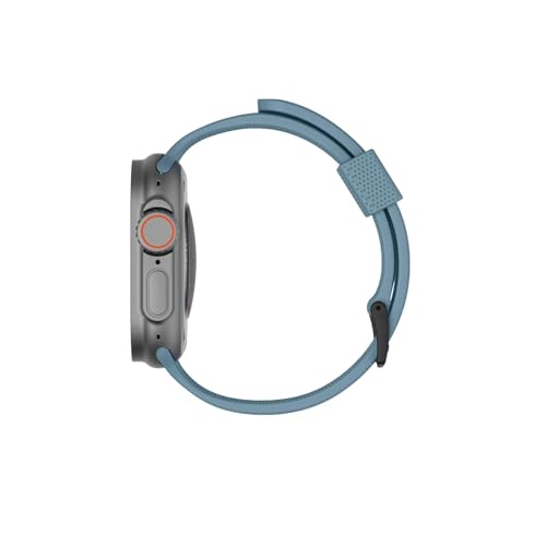 Image of Urban Armor Gear UAG Replacement Watch Strap, DOT V2 Strap / Watch Band Designed for Apple Watch (49mm / 46mm / 45mm / 44mm) (Series 4-11 / Ultra 3 / Ultra 2 / Ultra /SE / SE2 ) (Watch NOT Included) - Cloud Blue