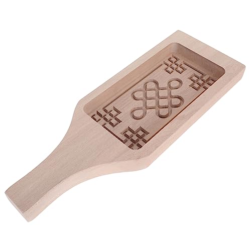 1Pc Wooden Biscuit Mold for Milk Curd Making and Baking Tool Design for Homemade Desserts and Cookies