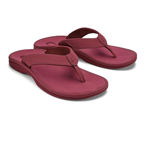 Image of OLUKAI Ohana Women's Sandals, Water Resistant Flip Flops with Arch Support, Lightweight Comfort for Beach & Travel, Enhanced Traction for Wet Surfaces