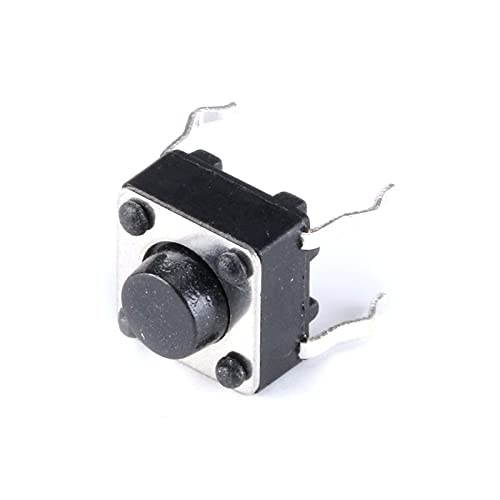100 unidslote 0.236x0.236x0.197 in 4PIN táctil táctil micro interruptor botón táctil botón de reinicio automático 26.181 in teclas enchufables botón