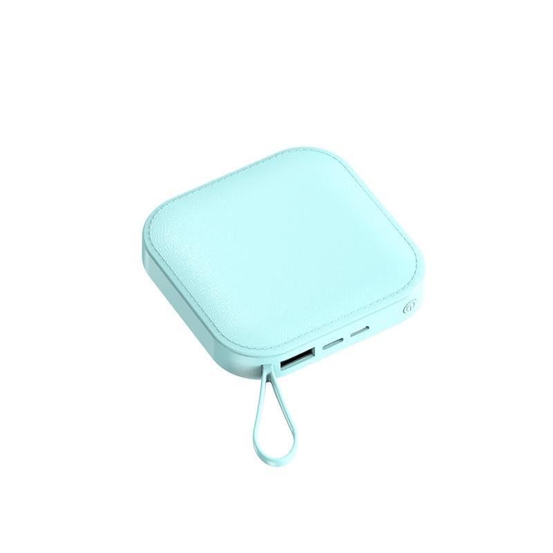 Image of TexoVera Portable Power Bank, 10000 mAh, 18W Type C Quick Charge, Compact (Blue)