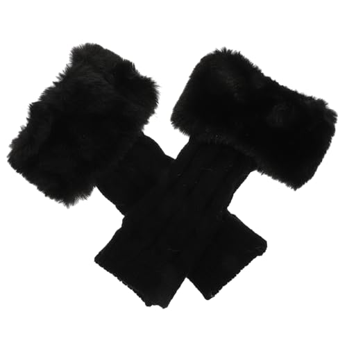 FOMIYES Warm Winter Arm Gloves Arm Warm Sleeves Ergonomic Design for Men's Comfort