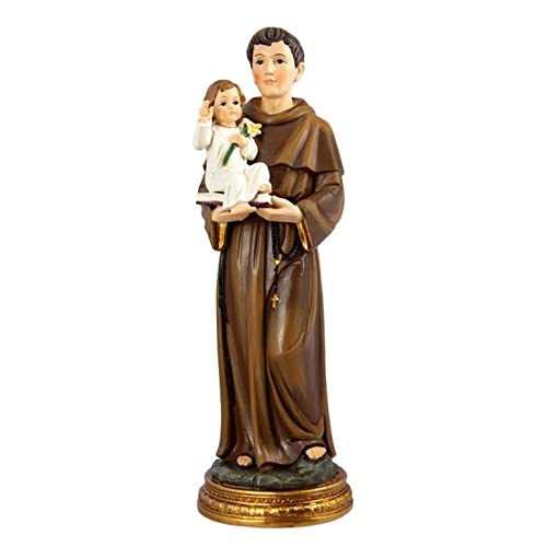 Figurine San Antonio en résine peinte à la main 40 cm idée cadeau d'exception