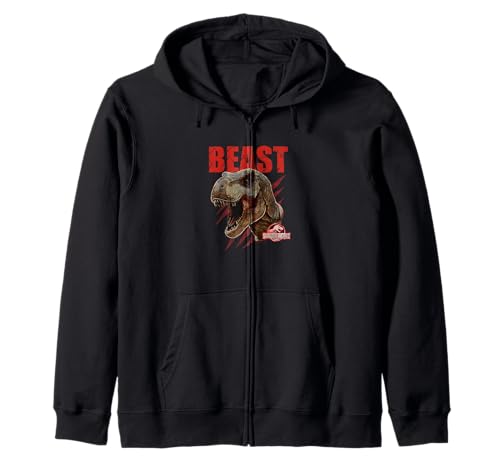 Sweat à capuche zippé Jurassic World T-Rex une idée cadeau originale pour fan de dinosaures