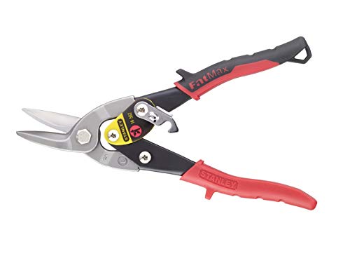Cisaille de type aviation Stanley MaxSteel pour ajuster les rails de placo