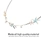 LEEQ Meerjungfrau Seestern Stern Stirnband - Strass Perle Seestern Stern Haarbänder Strand Hochzeit Braut Seestern Stirnbänder Krone Haarschmuck für Frauen Mädchen, mit 3pcs Seestern Haarnadel