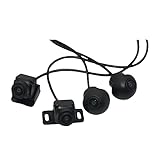 Telecamera panoramica HD 3D 360 Bird View Telecamera posteriore panoramica automatica Sistema di parcheggio a 360° Telecamera for la retromarcia con visione notturna(Sony lens)