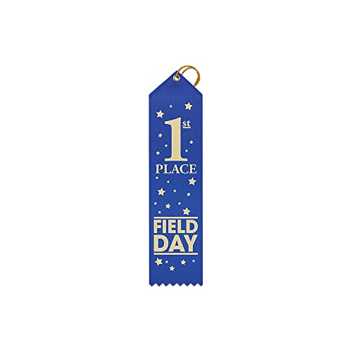 Hodges Badge - 75 Pack - Field Day Award Ribbons - 1st 2nd 3rd Place - 25 Each - Made in USA