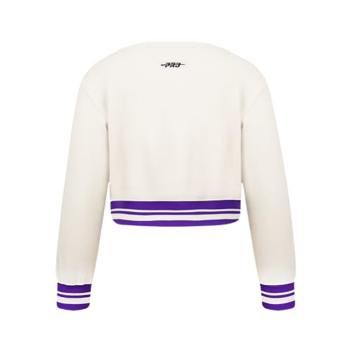 Image of Pro Standard Big Girls NBA Retro Classics Fleece Crewneck Sweatshirt