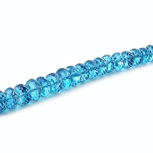 Perles Quartz London facettées pour éviter les bijoux ternes fil LKBEADS SB3024