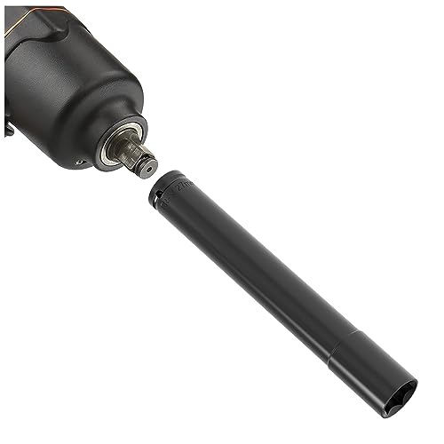 Image of 1 /2 Inch Drive by 27mm Deep Impact Socket, Heat-Treated CR-V Steel 8 Inch Length, 6-Point Metric Sizes
