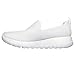 Skechers Women's Go Walk Joy Sneaker-5Gen Cushioning, Air-Cooled GOGA Mat, Breathable Mesh Upper Sneaker, White, 8.5 Wide