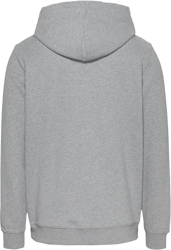 Tommy Jeans Herren Hoodie Entry Graphic mit Kapuze, Grau (Grey Htr), XXL – Ansicht 6