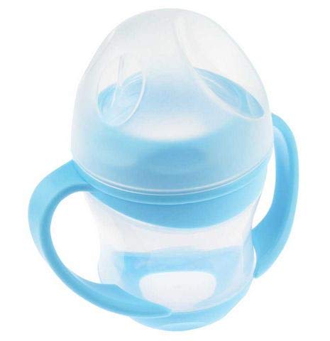 Lappu Bpa Free Unbreakable Sippy Cup (Sipper Mugs for Kids/Children/Babies/Infants) Spout Infant PP/Water/Juice Training Sipper Cup with Handles 160 ml (Blue)-image-16