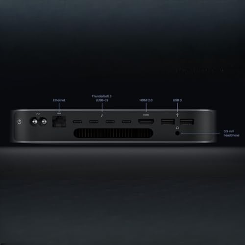 Image of AppIe Mac mini Desktop | InteI Core i9 3.0GHz 8th Gen | 8GB RAM | 256GB SSD | 4 x USB Type-C Ports | Space Grey (Refab)