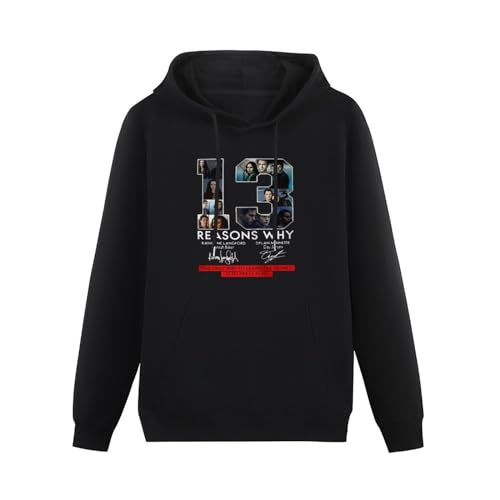 13 Reasons Why The Only Way to Learn The Secret is to Press Play Sweatershirt Funny Hoodie Men Hoodie Customized Black M für 24,68 EUR bei amazon.de Bild: 13 Reasons Why The Only Way to Learn The Secret is to Press Play Sweatershirt Funny Hoodie Men Hoodie Customized Black M für 24,68 EUR bei amazon.de