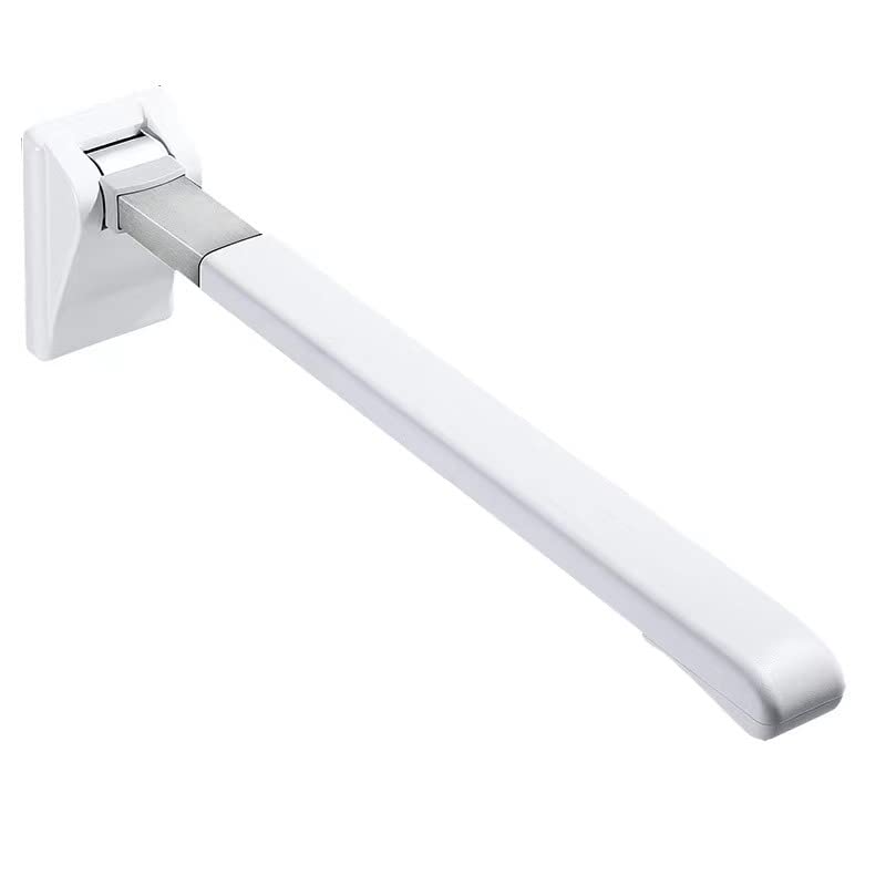 Barras de agarre con soporte de seguridad, barandillas de mano gruesas de acero inoxidable – Pasamanos de baño para ancianos, barra de agarre de seguridad antideslizante, plegable, para