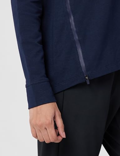Image of Enamor Full Sleeve Hooded Regular Length Cotton Sweatshirt for Women - Relaxed Fit, Slip on - A902