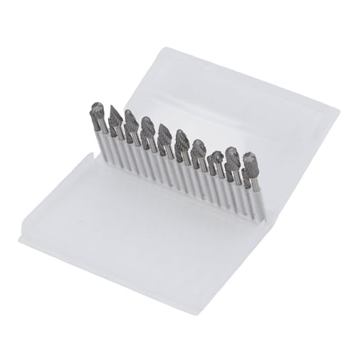 Juego de 20 fresas rotativas de carburo de tungsteno con estuche plástico miniatura 5