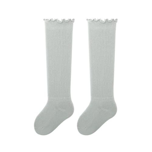 Long Tube Socks Leg Warmers Warm Socks Boneless Sock Solid Color Knee Length Sock for Daily Party
