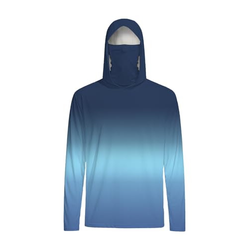 Sweat à capuche homme décontracté et léger imprimé dégradé