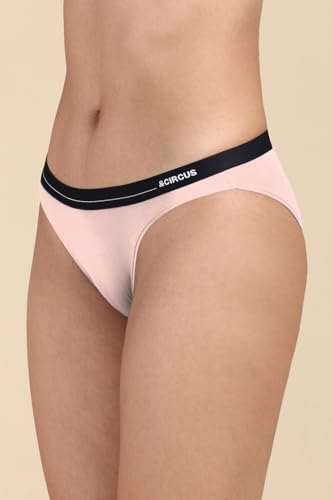 Image of &Circus Women's Puresoft Beechwood Modal Bikini | Innerwear for Women Seamless Underwear for Women Bikini for Women