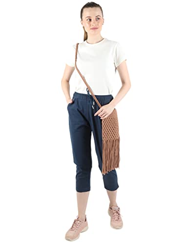 Image of Monte Carlo Womens Plain Capri |22208611-P
