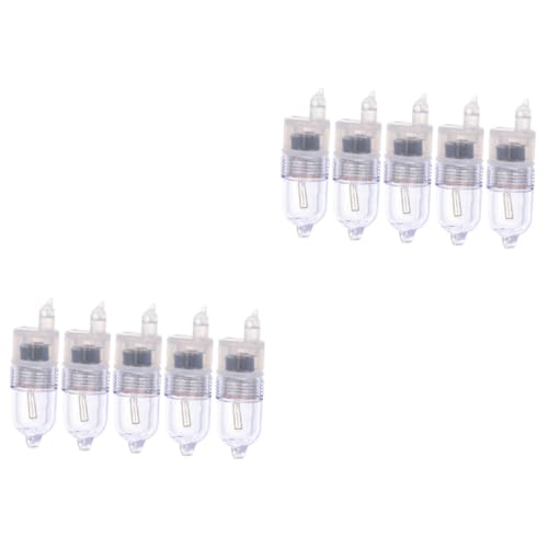 PRETYZOOM 2sets 5pcs LED Flash Signal Lights for Fishing Durable Outdoor Alarm Lamps Alternating Lights Easy to Use for Various Outdoor Events 5pcs*2