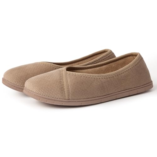 WALKFUN Women's Lightweight Portable House Shoes Slip on Memory Foam Indoor Slippers3