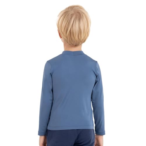 Blusa Térmica Manga Longa Infantil Gilzer Azul 2