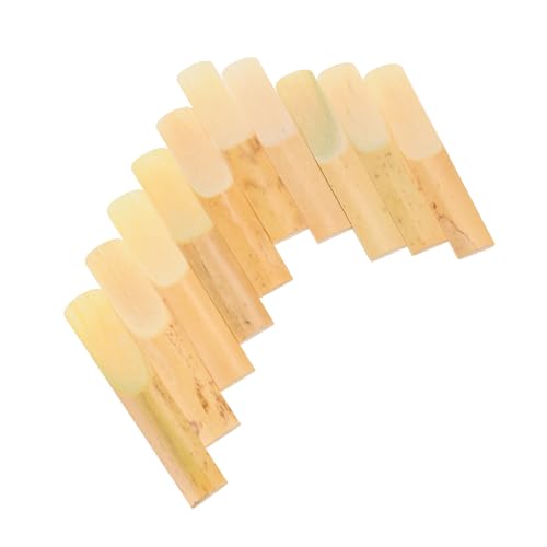 Toddmomy 10 Pack Clarinet Reeds Clarinet Accessories Tool for Beginners and Players Long Life Professional Tone