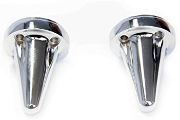 XKH- Motorcycle Replacement Motorcycle Spike Bar Ends Stiletto End Caps Compatible with Iso Style Hand Grip [B00Y7C5AXE]