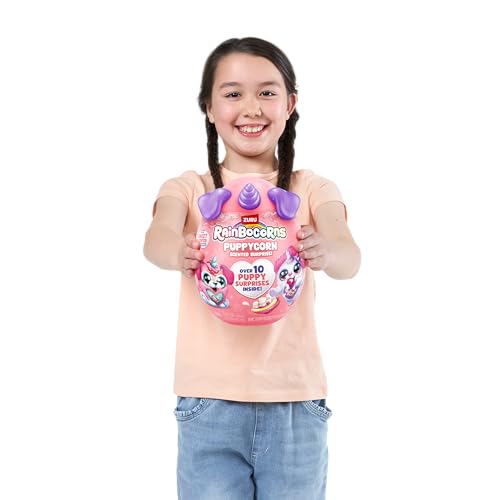 Rainbocorns Puppycorn Scent Surprise, (Brown Dalmatian) Girls Toys, Plush Toy
