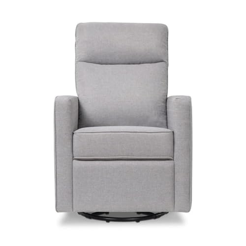 DaVinci Gabby Glider Recliner Nursery Chair w/ 360° Swivel - Misty Grey - image 5