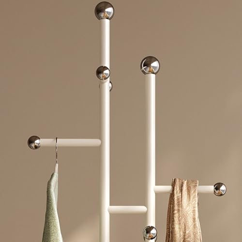 Floor-Standing-Coat-Rack-Multifunctional-Design-Home-Bedside-Clothing-Storage-Rack-Independent-Coat-Rack-Clothes-Stand-Hanger-Seat-Indoor-Floor-Standing-Wardrobe-A Floor Standing Coat Rack Multifunctional Design Home Bedside Clothing Storage Rack Independent Coat Rack Clothes Stand Hanger Seat Indoor Floor Standing Wardrobe A