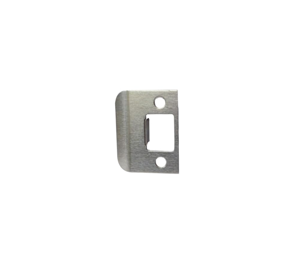 QCAA Stainless Steel Extended Lip Strike, 1-3/4''X2-1/4", Satin Nickel, 1 Pack, Made in Taiwan