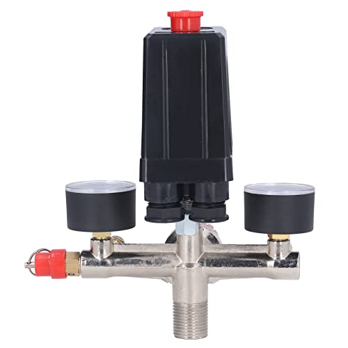 Interruptor de presión con salida ajustable de 90‑120 PSI para regular colector de aire 5
