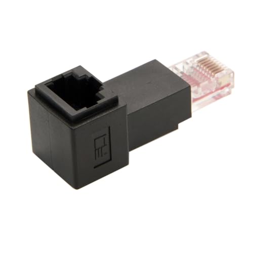 Adaptador Extensor Ethernet Angulado RJ45 Male-Female miniatura 6